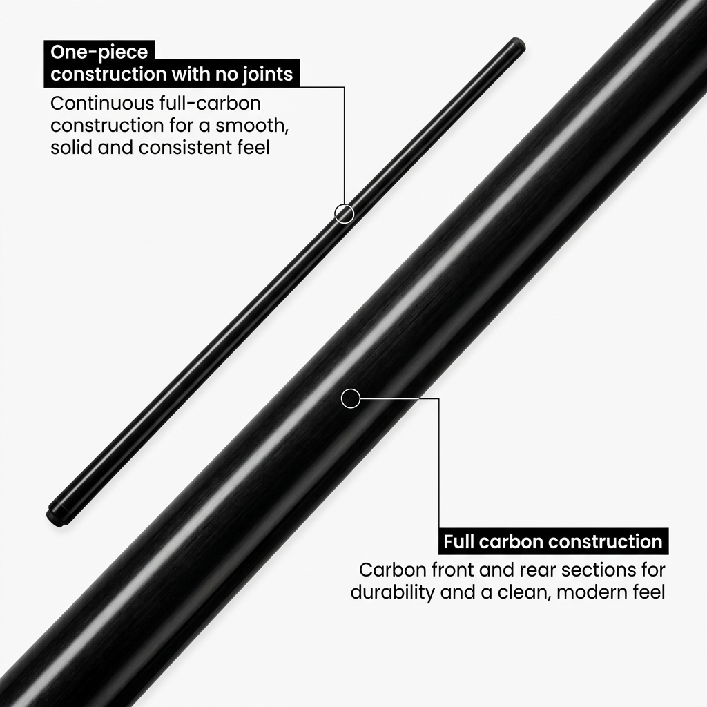 One Piece Pool Cue – 9.3mm