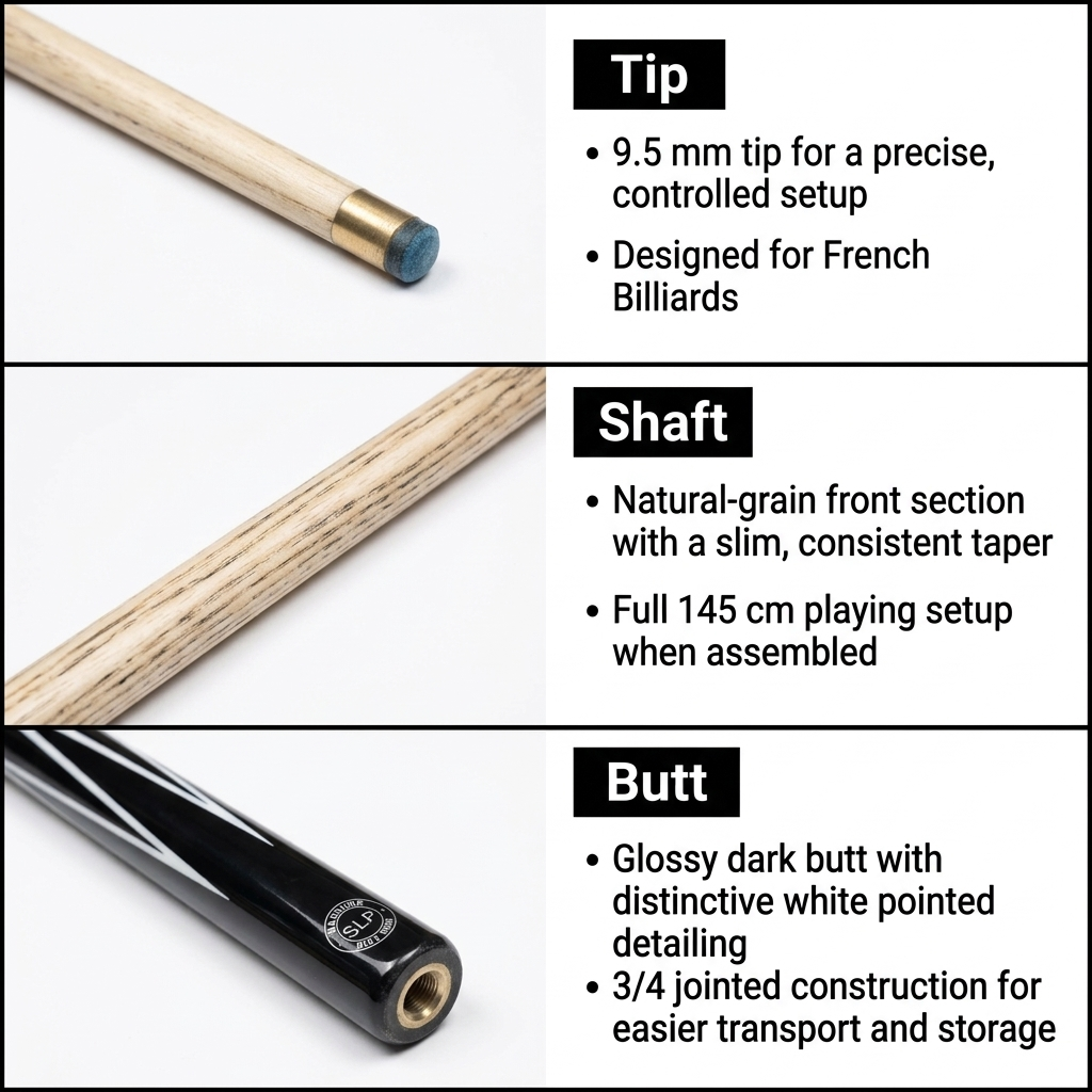 Ash 3/4 Cue – 10mm