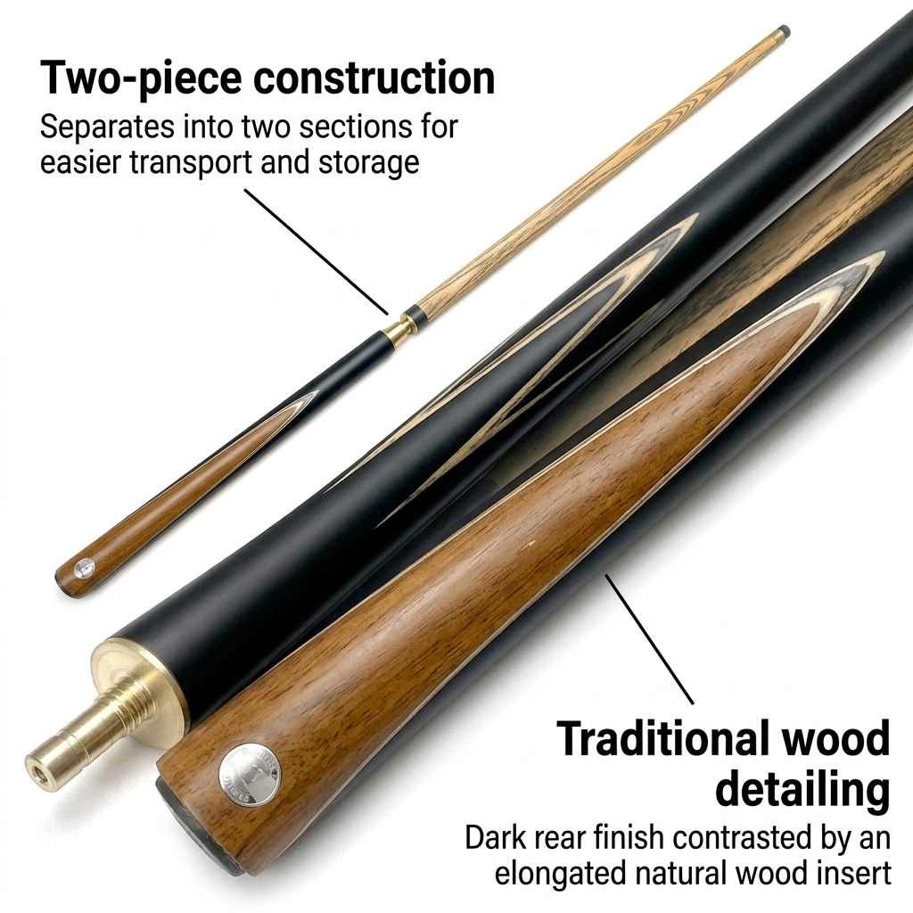 Classic 1/2 Pool Cue – 10mm