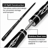 1/2 Split Pool Cue – 10mm
