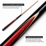 Ash 1/2 Snooker Cue – 9.5mm