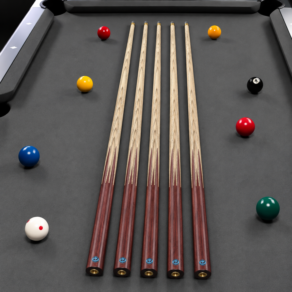 One Piece Snooker Cue – 9mm
