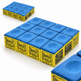 Oily Blue Billiard Chalk – Box of 12