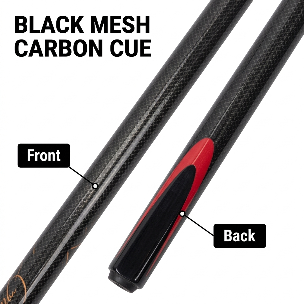 Carbon 1/2 Cue – 9mm