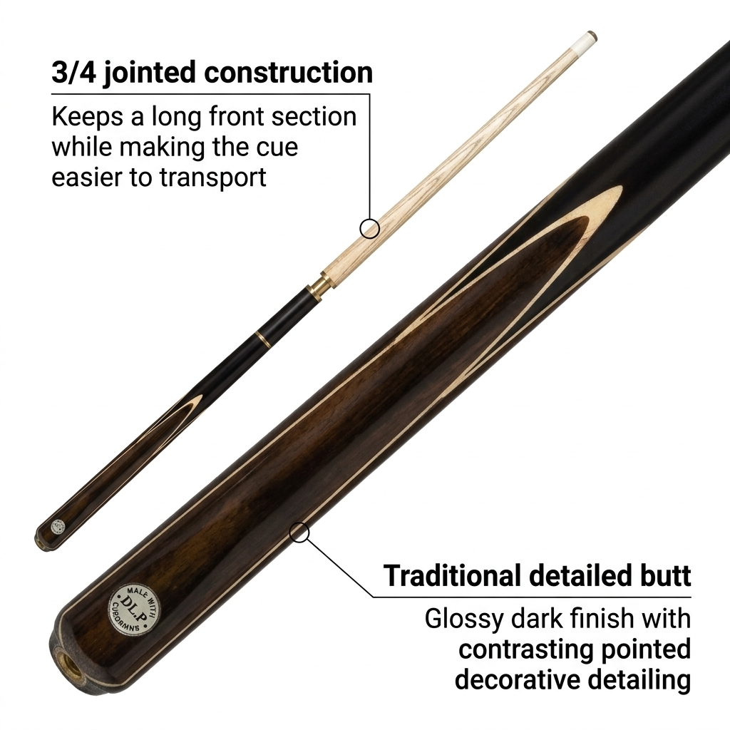 3/4 Billiards Cue – 9.5mm