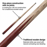 One Piece Snooker Cue – 9mm