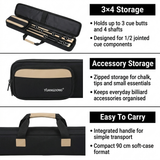 3/4 Soft Cue Case