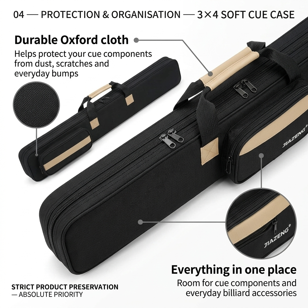 3/4 Soft Cue Case