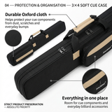 3/4 Soft Cue Case