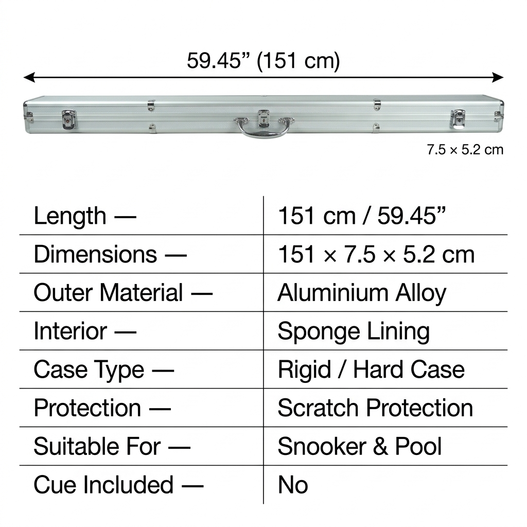 One Piece Cue Case