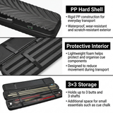 3×3 Hard Pool Cue Case 1/2
